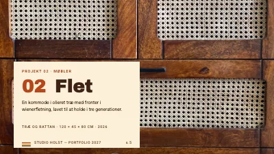 Side 5 af Designportfolio — produktdesigner