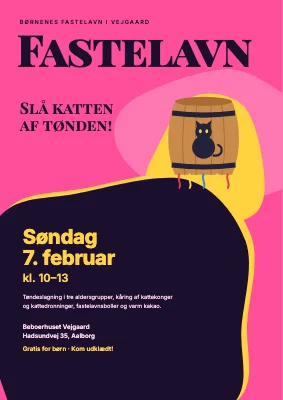 Fastelavn for børn — tøndeslagning
