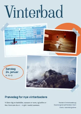 Vinterbadning — prøvedag