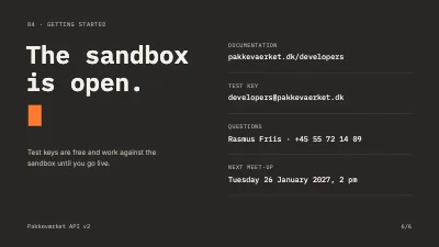 Page 6 of API introduction — developer meet-up