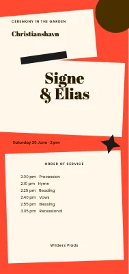 Garden ceremony — Signe and Elias, Christianshavn
