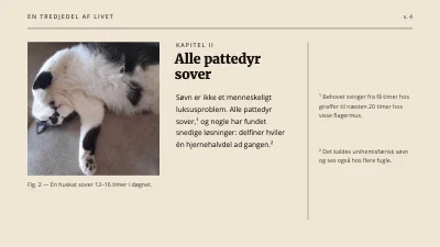 Side 4 af Foredrag om søvn — en tredjedel af livet
