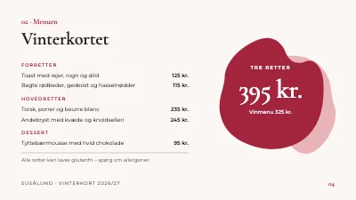 Side 4 af Menukoncept — nyt vinterkort
