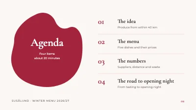 Page 2 of Menu concept — new winter menu