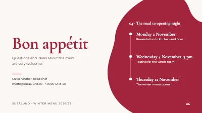 Page 6 of Menu concept — new winter menu