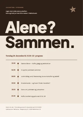 Juleaften for alle — program