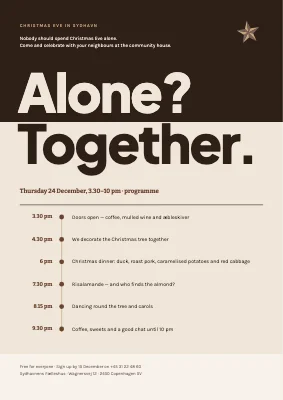 Christmas Eve for everyone — programme