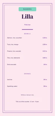 Poke bar Lilla — Randers
