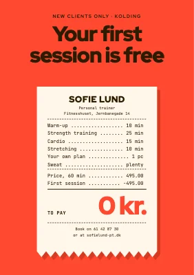 Personal trainer — first session free