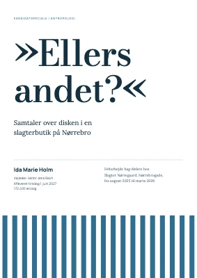 Speciale — slagterbutik på Nørrebro