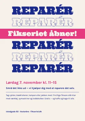 Reparationscafé — åbning på Vesterbro