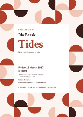 Private view — a field of half-moons