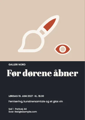 Før dørene åbner