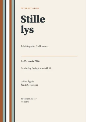 Fotoudstilling Stille lys — Horsens