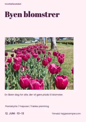 Byen blomstrer