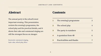 Page 2 of Annual school party — a dissertation