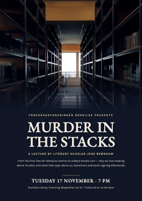 Public lecture — Danish crime fiction