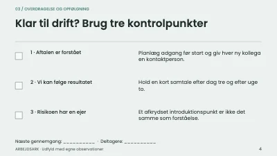 Side 4 af En bedre første måned