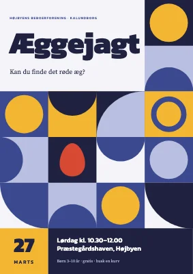 Æggejagt — Bauhaus-plakat