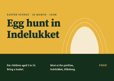 Egg hunt — the egg rises