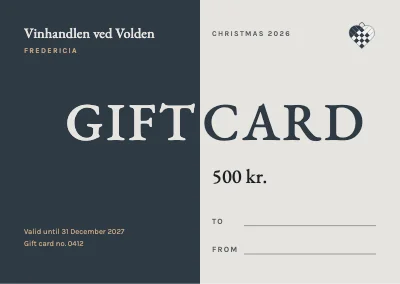 Christmas gift card — wine shop
