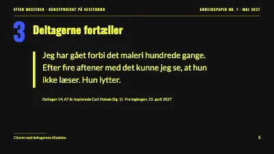 Side 5 af Kunstprojekt — Efter mesteren