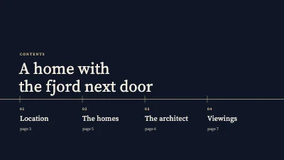 Page 2 of Property presentation — apartments