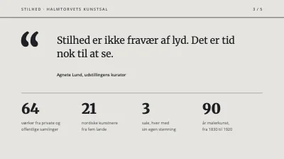 Side 3 af Museumsudstilling — nordisk maleri