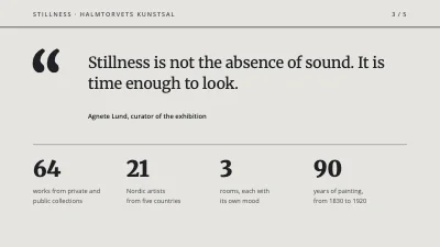 Page 3 of Museum exhibition — Nordic painting