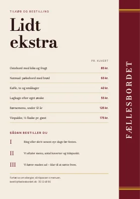 Side 2 af Catering — menuer ud af huset