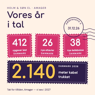 Elektriker — året i tal