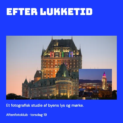 Efter lukketid · Elektrisk atelier