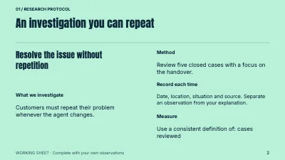 Page 2 of Customer support with continuity