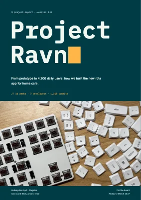Project report — software start-up
