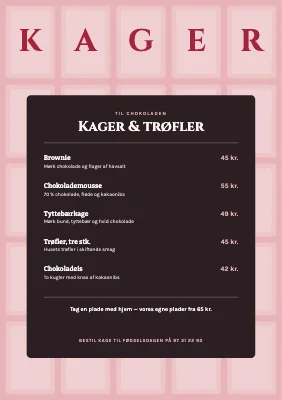 Side 2 af Chokoladebar — varm kakao og kager