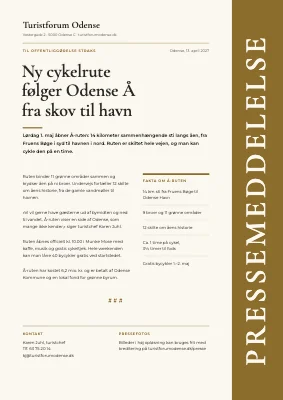 Pressemeddelelse — turistkontor