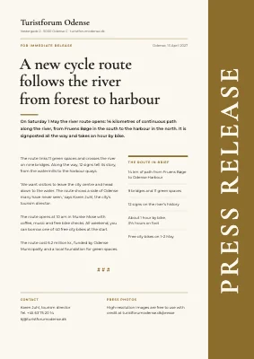 Press release — tourist office