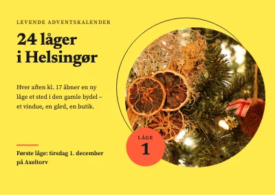 Levende adventskalender — 24 låger