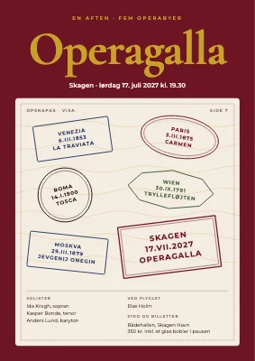 Operagalla som operapas — plakat
