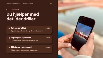 Side 3 af Frivilligrekruttering — skærmhjælpere
