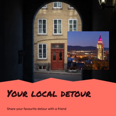 Your local detour · cut paper essay