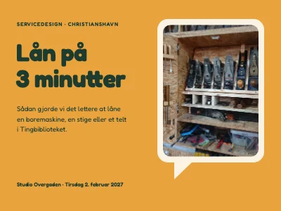 Servicedesign — projektpræsentation