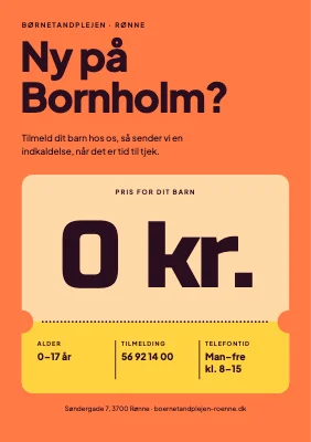 Børnetandpleje — ny på Bornholm