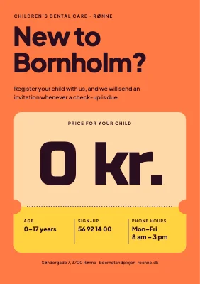 Children’s dental care — new to Bornholm