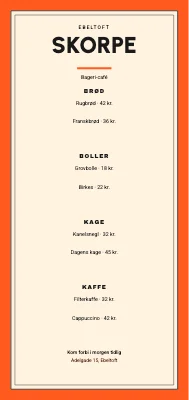 Skorpe — bageri-café, Ebeltoft