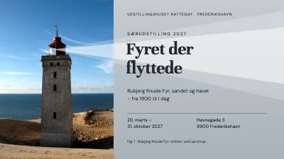 Museumsudstilling — fyret der flyttede