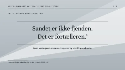 Side 5 af Museumsudstilling — fyret der flyttede