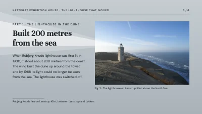 Page 3 of Museum exhibition — the lighthouse that moved