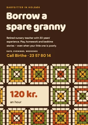 Babysitter — spare granny and crochet squares