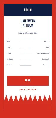 Halloween party in Østerbro